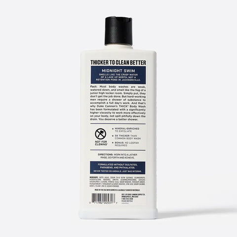 Thick Body Wash Midnight Swim 18oz