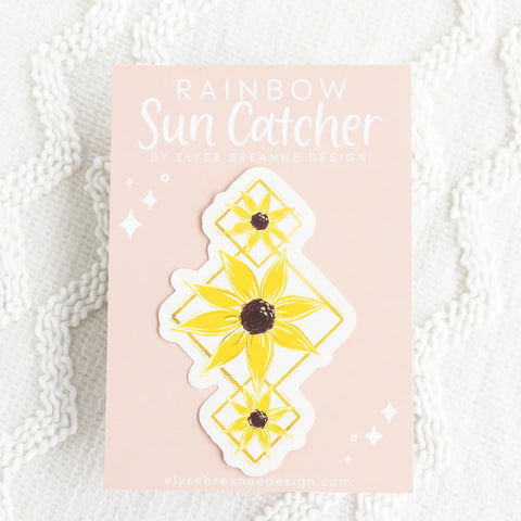 Three Sunflowers Sun Catcher