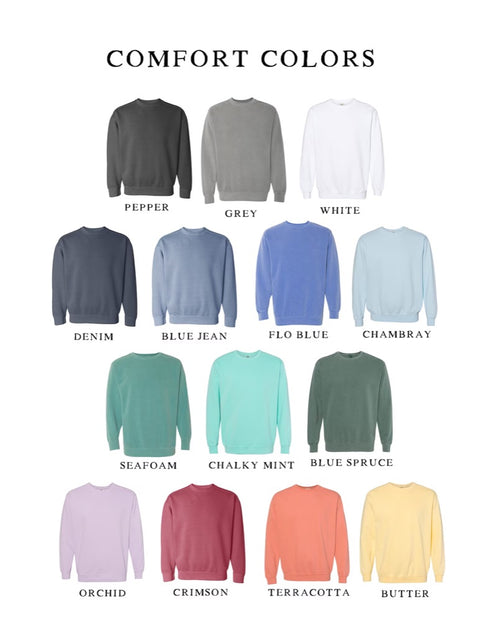 School Spirit Glitter Applique Crewneck