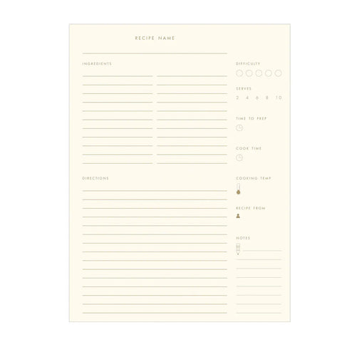 Gathered Recipes Recipe Book
