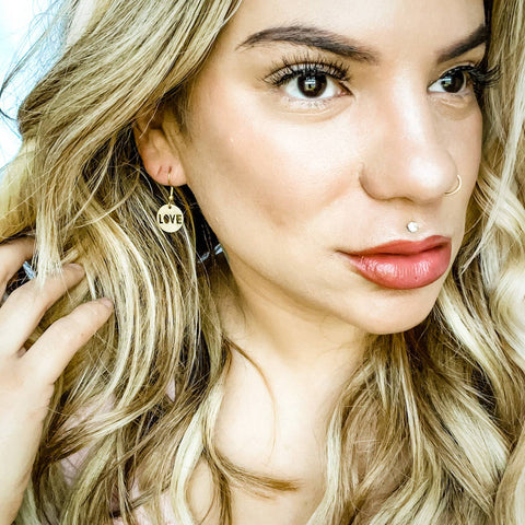 L-O-V-E Dangle Earrings