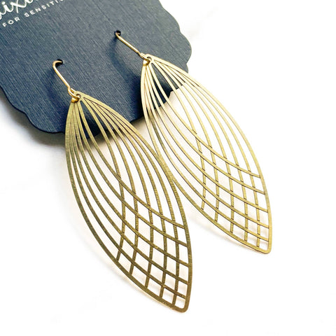 Energy Gold-toned Dangle Earrings