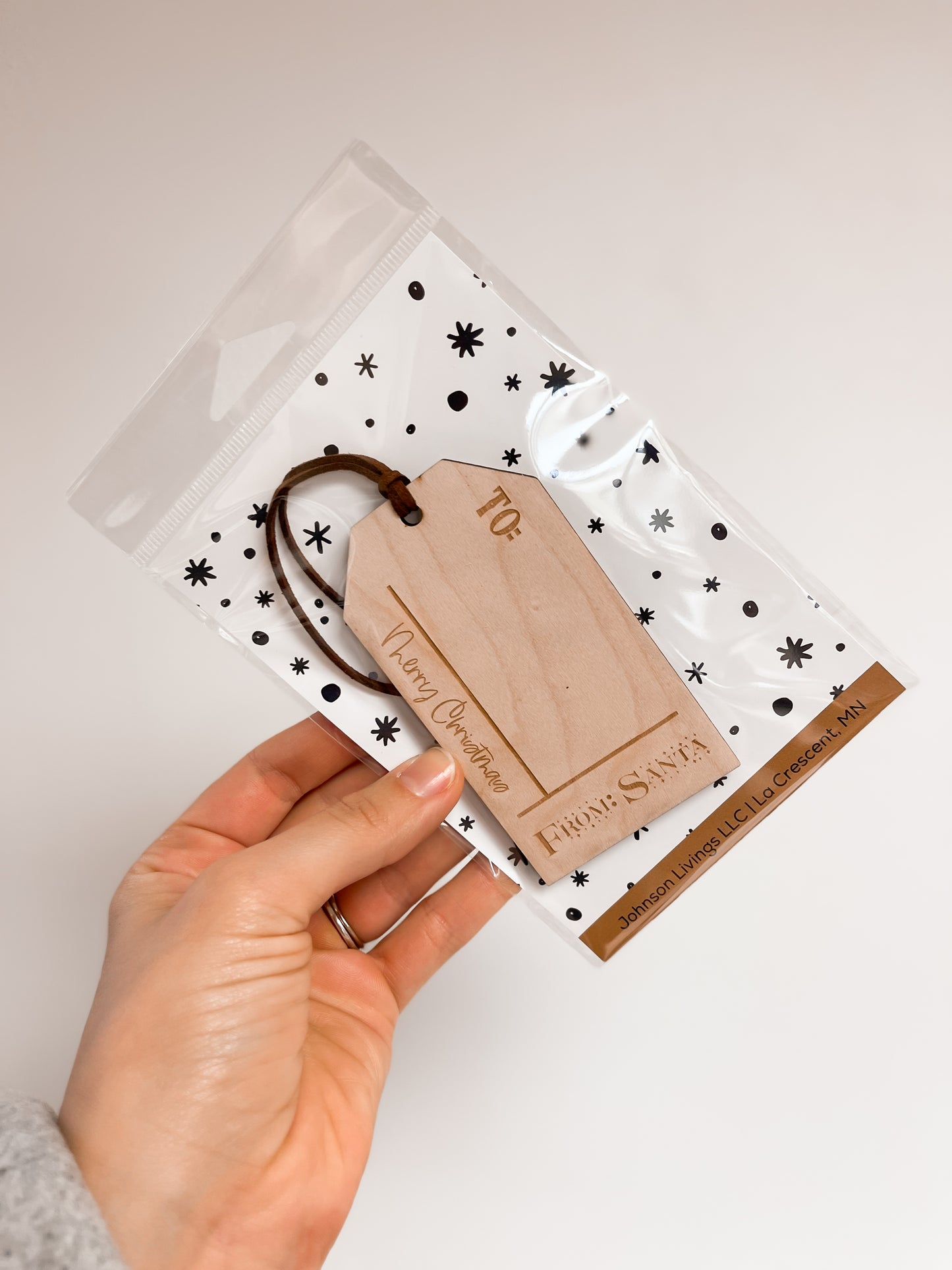 From Santa Wooden Gift Tags