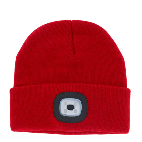 Rechargeable LED Beanie (red)
