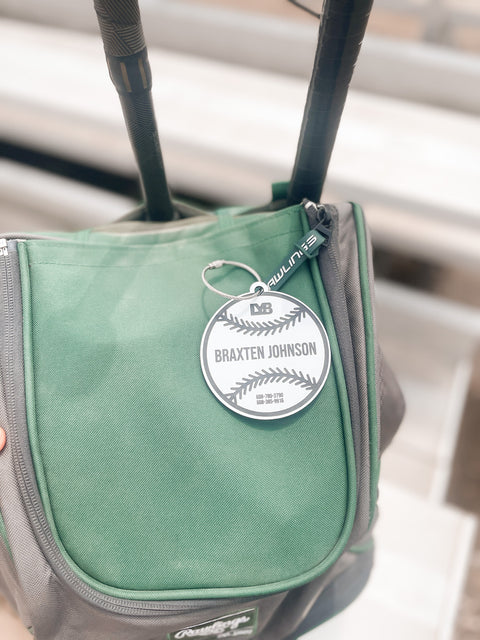 Baseball / Softball Bag Tag