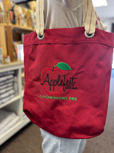 Embroidered Allie Tote - Applefest