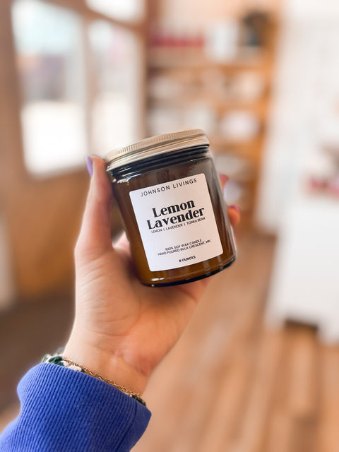 Soy Wax Candle | Lemon Lavender
