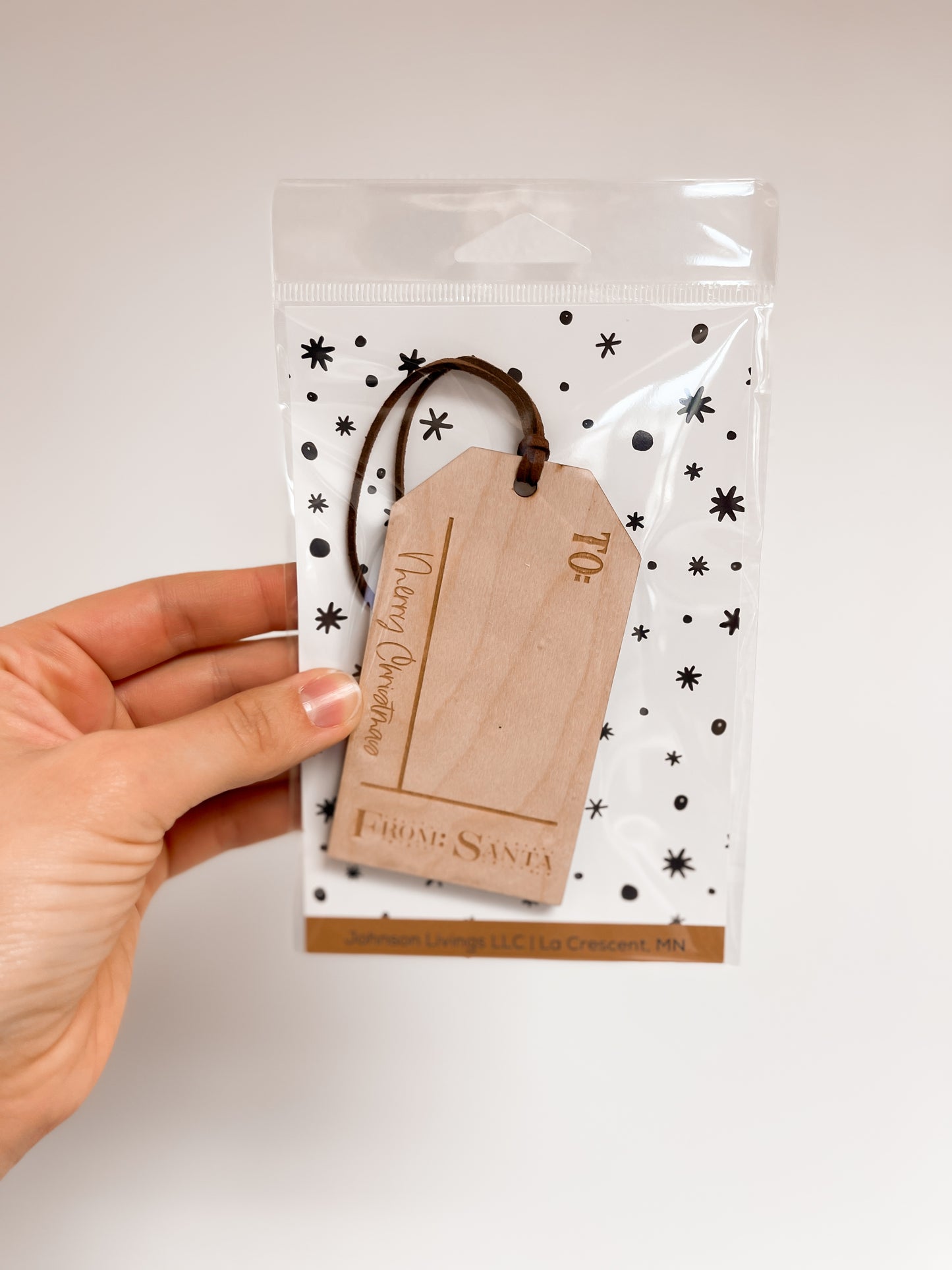 From Santa Wooden Gift Tags