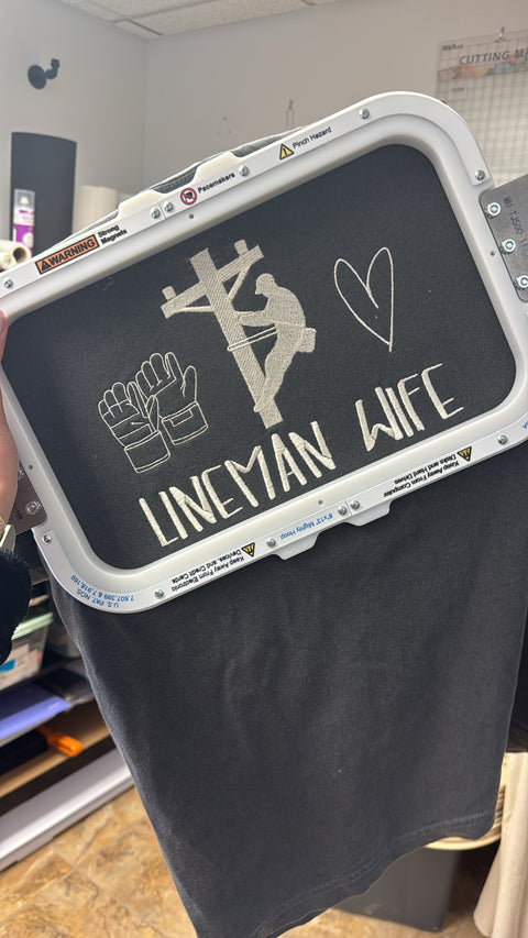 SAMPLE Shirt - Lineman Wife