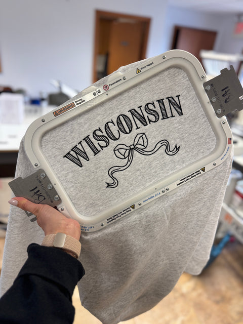 SAMPLE Crewneck - Wisconsin Bow