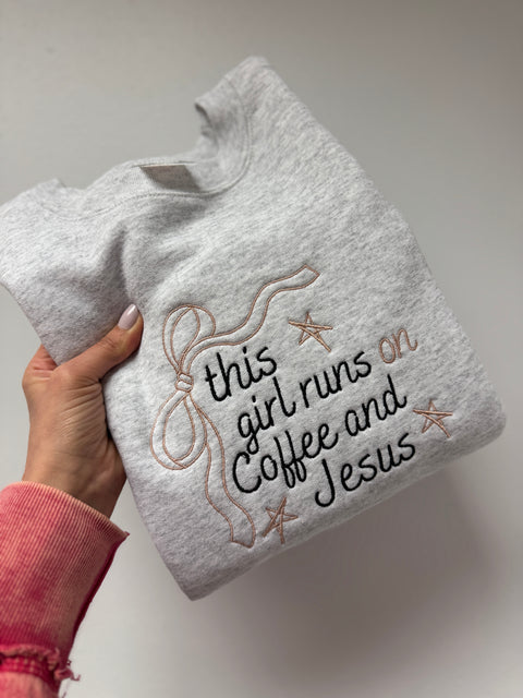 SAMPLE Crewneck - Coffee and Jesus