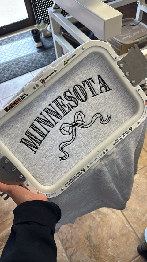 SAMPLE Crewneck - Minnesota Bow