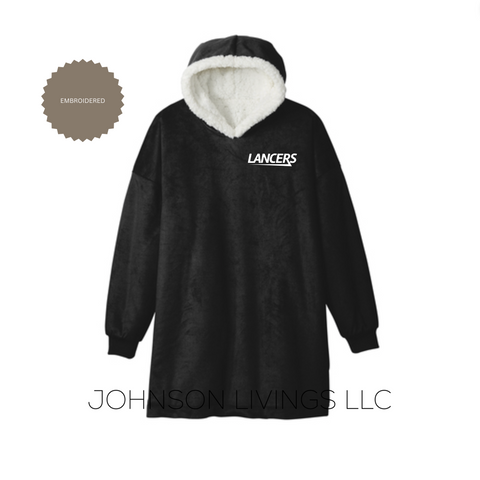 Embroidered Lancer Wearable Blanket