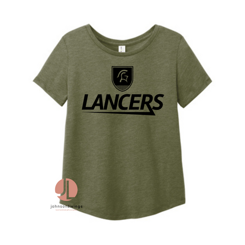 Lancer Women’s Relaxed Tri-Blend Scoop Neck Tee
