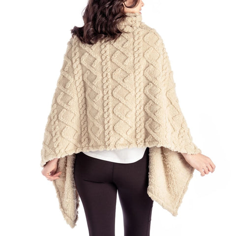 The Coziest Blanket Wrap By Hello Mello (Tan)
