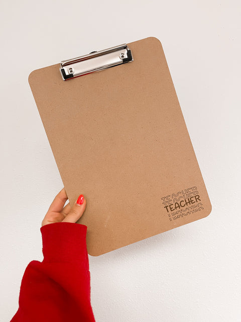 Teacher Stacked Clipboard