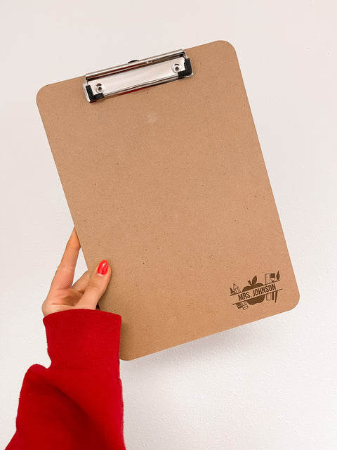 Teacher Personalized Clipboard