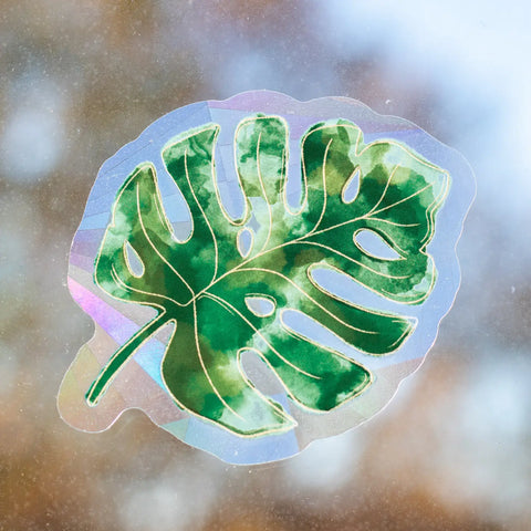 Monstera Leaf Sun Catcher