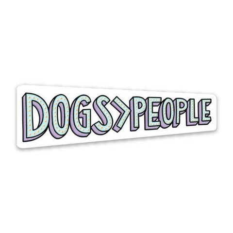 Dogs Over People Sticker