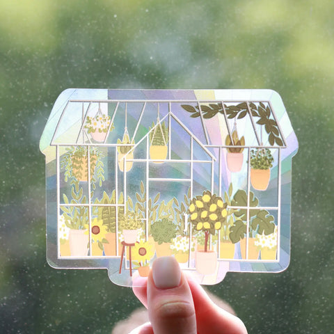 Greenhouse Suncatcher Window Decal