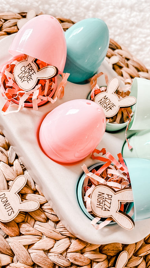 Easter Bunny Egg Tokens