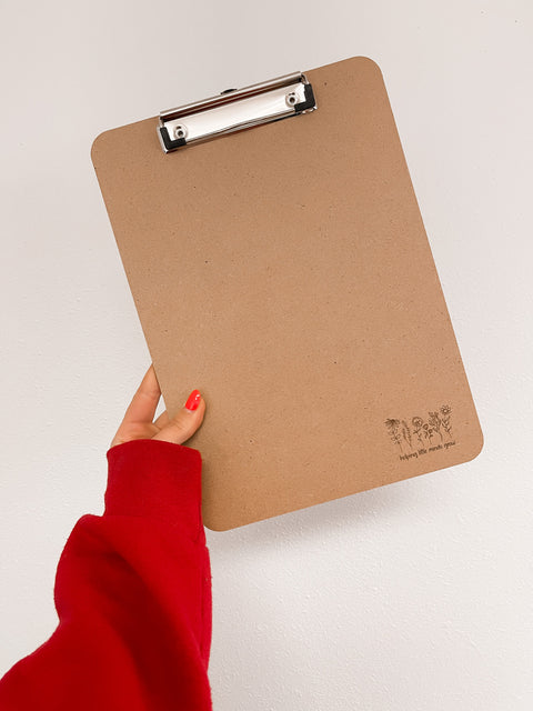 Helping Little Minds Grow Clipboard