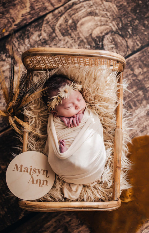 Birth Announcement Name Sign | Engraved Name Sign