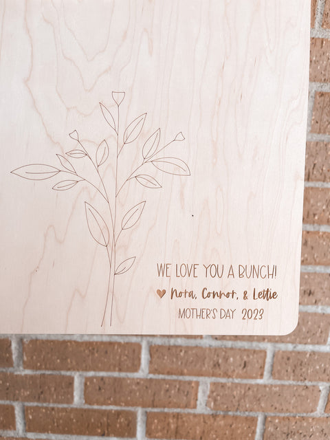 Mother's Day Handprint Sign