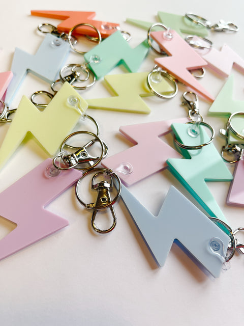 Lightning Bolt Keychain