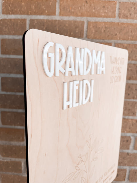 Mother's Day Handprint Sign
