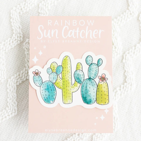Cactus Club Suncatcher Window Decal
