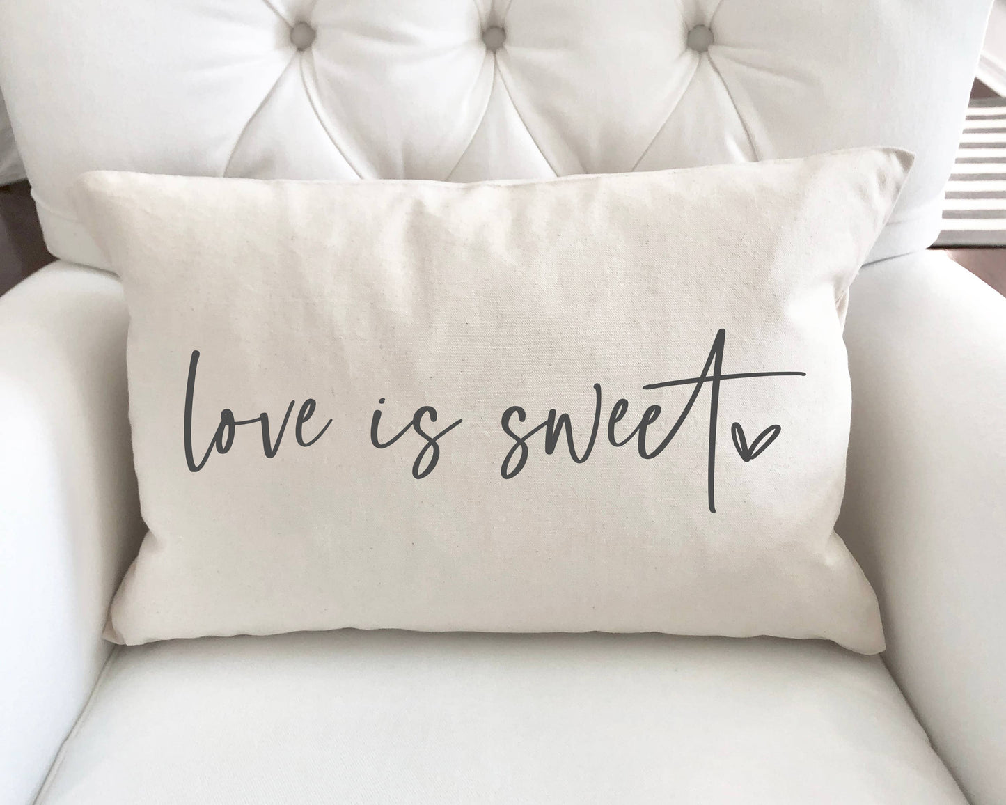 Love Is Sweet Throw Pillow
