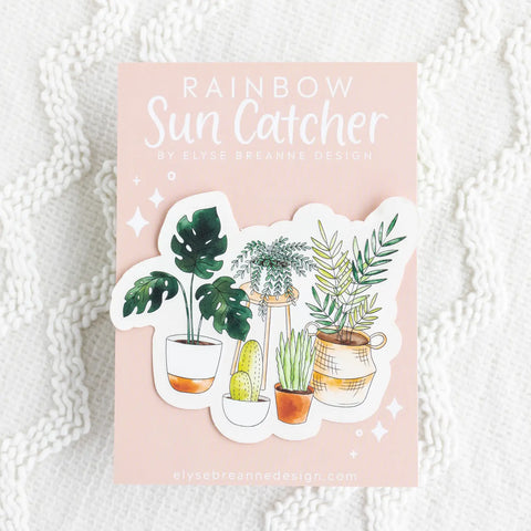 Potted Boho House Plants Sun Catcher