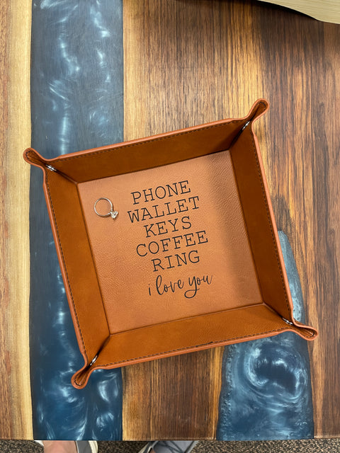 Phone Ring I Love You Catch All Tray