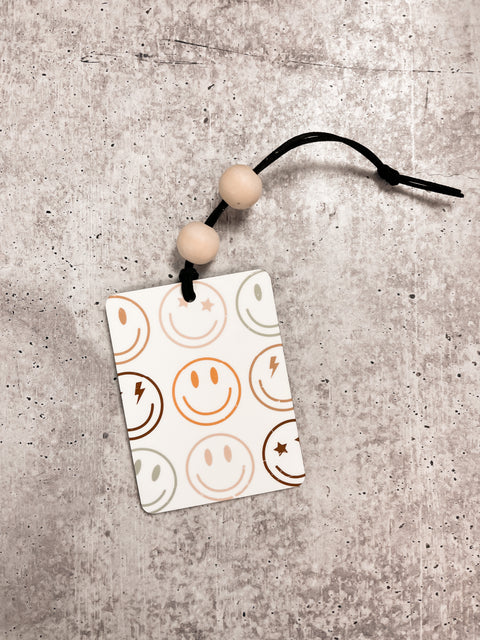 Boho Smiley Car Charm