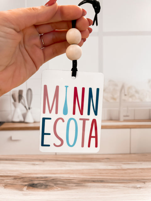 Minnesota Paddle Car Charm
