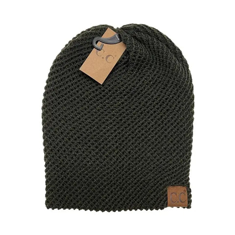 Unisex Slouchy C.C Beanie - Moss