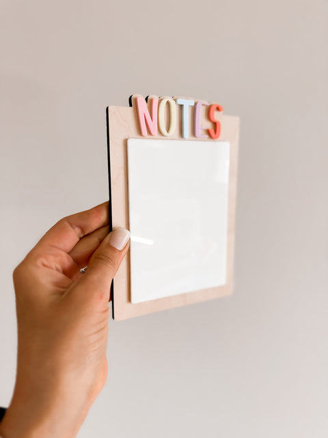 NOTES Dry Erase Board