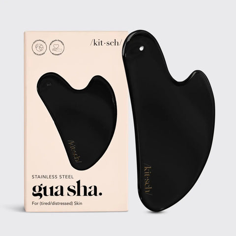 Kitsch Stainless Steel Gua Sha - Matte Black