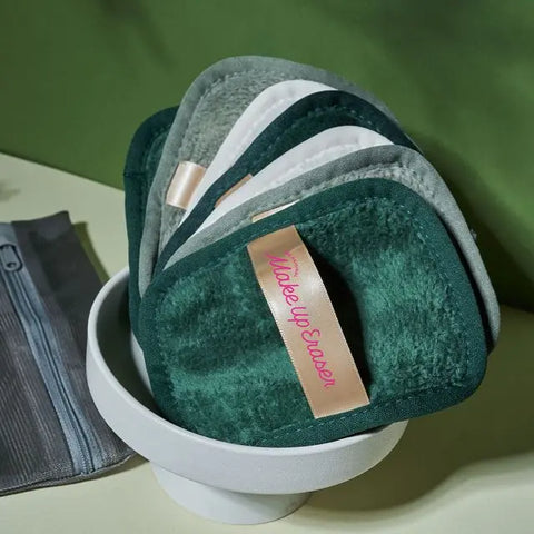 Earthy Greens 7-Day Makeup Eraser Set | No Waste