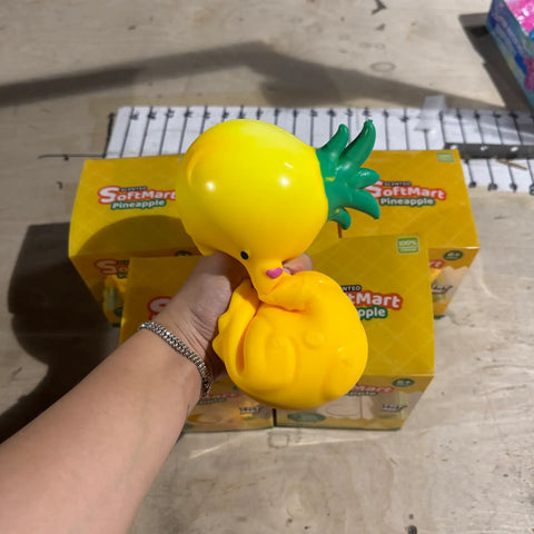 Jumbo Scented Pineapple Bear Squishy
