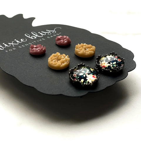 Sabina 3 Pack Earrings
