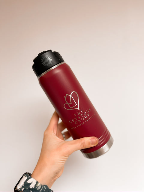 Custom Logo 20 ounce Water Bottle