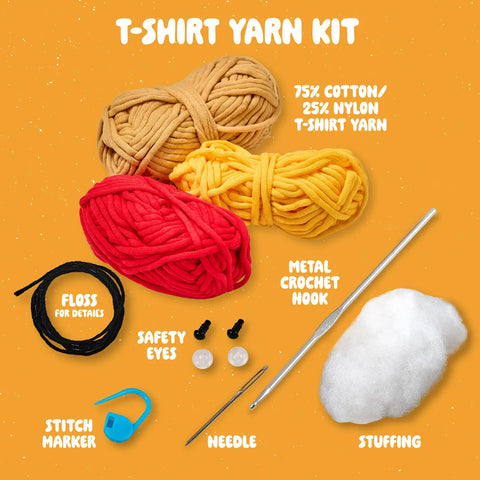 Crochet Kit - Parker the Pizza