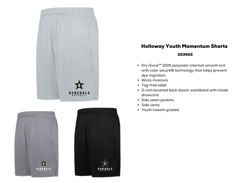 Holloway Youth Momentum Shorts