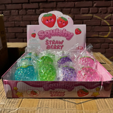 Sugar Squeeze Glitter Strawberry Toy