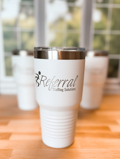 Custom Logo 30 Ounce Travel Tumbler