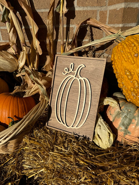 Skinny Framed Pumpkin