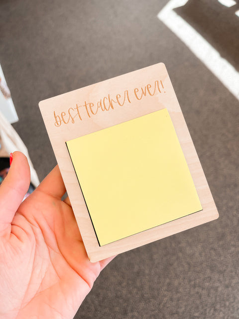 Teacher Sticky Note Holder