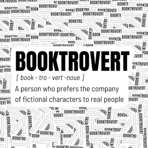 Booktrovert Sticker